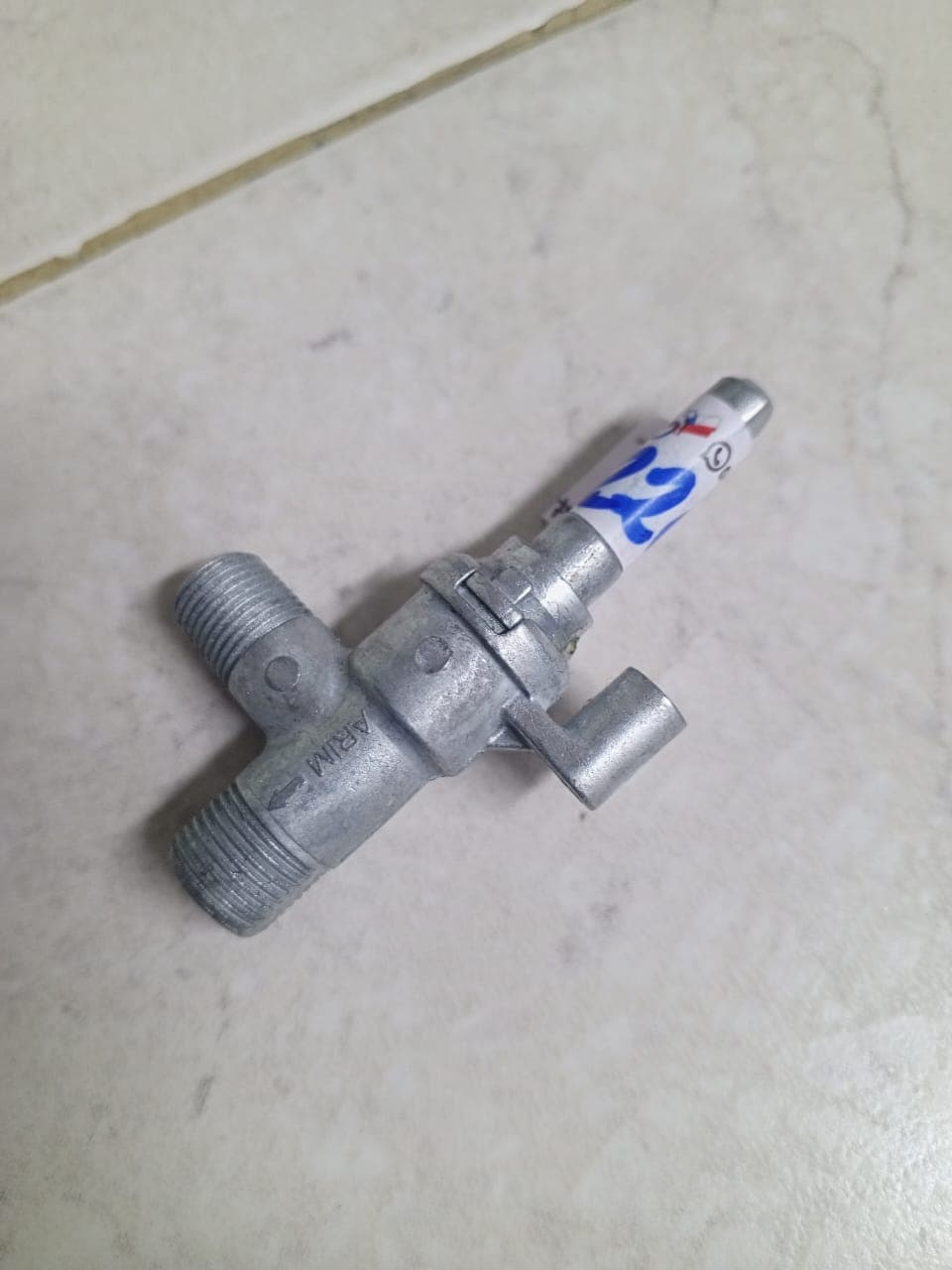 Válvula de gas para quemador de cocina o estufa (llave de paso)