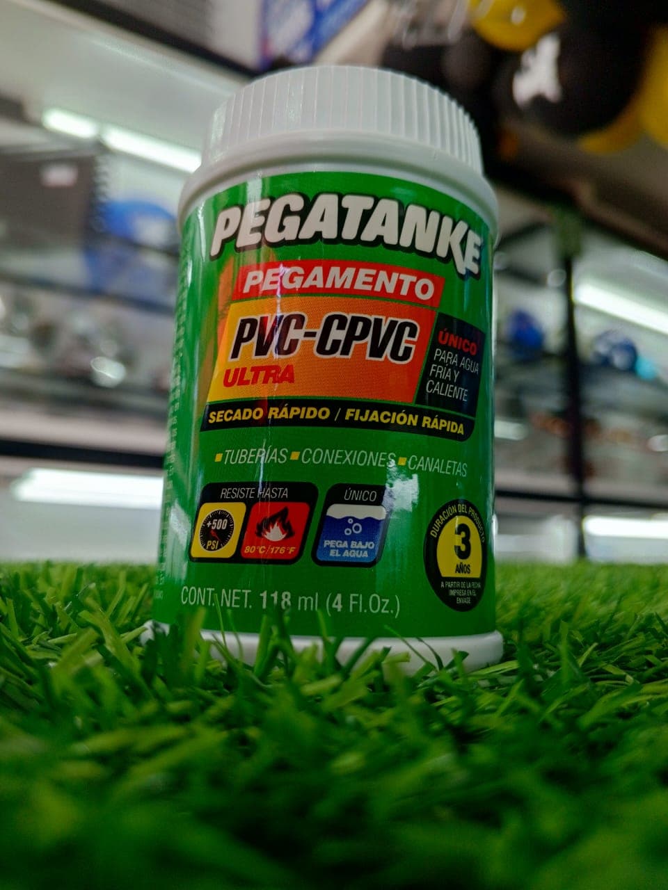 Pegamento solvente Pegatanke ULTRA para PVC y CPVC (118ml)