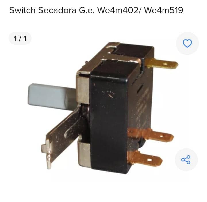 Switch de puerta para secadora General Electric