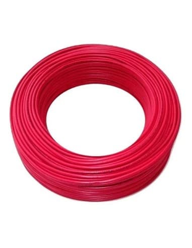 Cable eléctrico unipolar rojo marca Cablesca