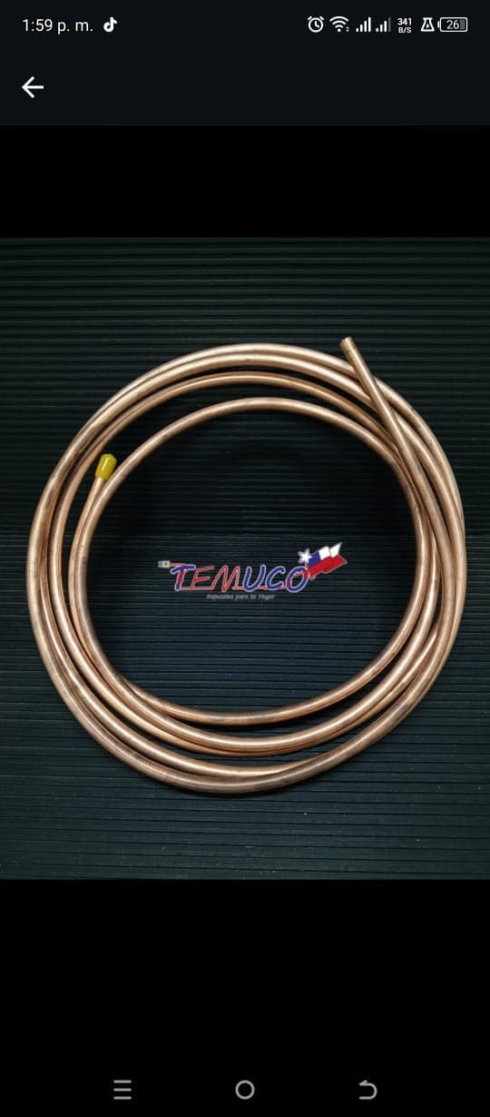 Tubo capilar de cobre de alta calidad