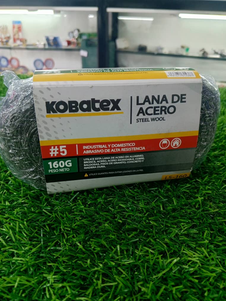 Lana de acero Kobatex #5 (gruesa) de alta resistencia