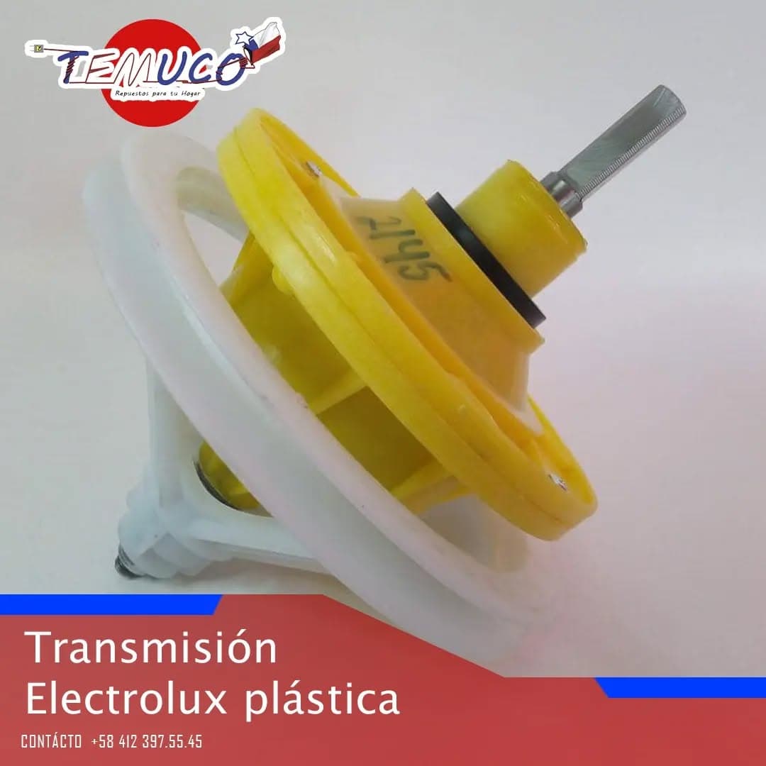 Transmisión plástica para lavadora Electrolux
