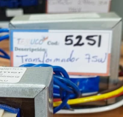 Transformador de control de 75W (75VA) de potencia