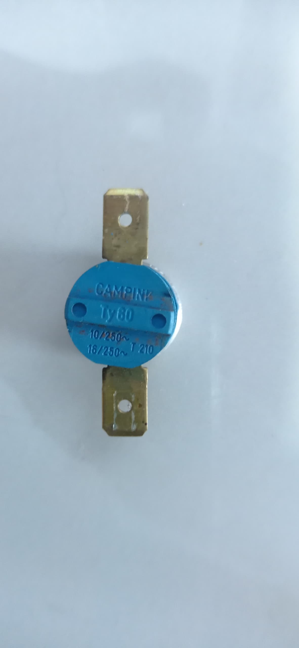 Termostato Bimetálico de Deshielo para Nevera CAMPINI Ty 60