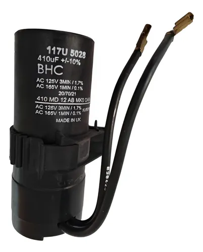 Capacitor de arranque de alta calidad de 410µF y 125V/165V