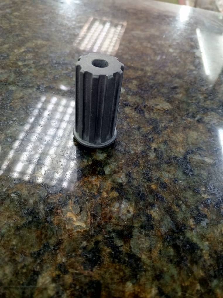 Acople de goma estriado para lavadora