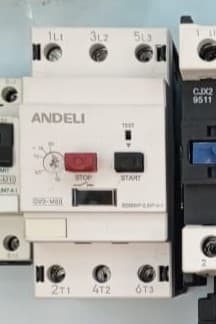 Guardamotor tripolar ANDELI, modelo GV2-M80