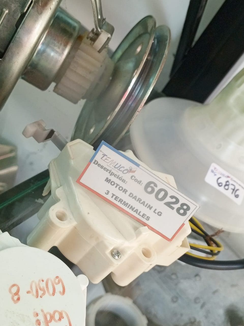 Motor de desagüe (Drain Motor) para lavadora LG, de 3 terminales