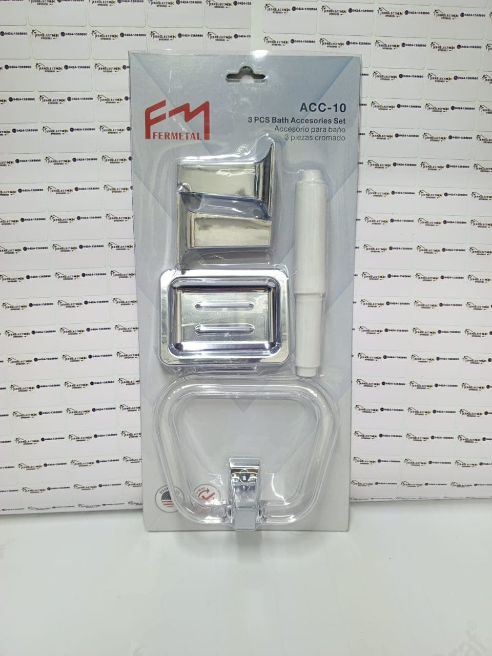 Juego de accesorios de 3 piezas Fermetal