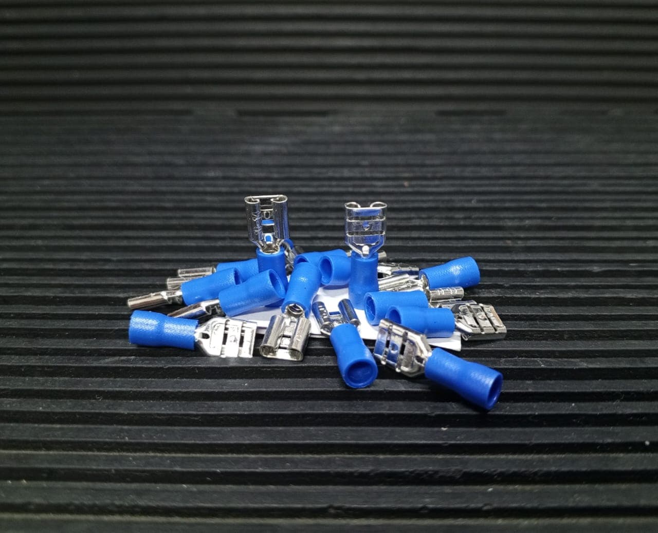 Juego de terminales eléctricos Faston (de pala) macho y hembra