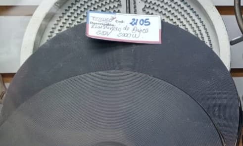 Repuesto de hornilla eléctrica tipo disco de alta potencia, 2000W y 220V