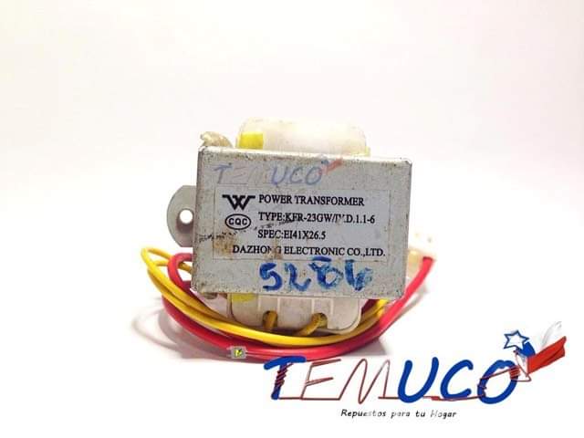 Transformador de control multivoltaje