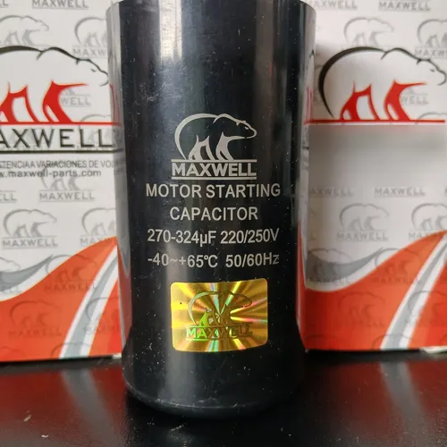 Capacitor de arranque de 270-324 µF y 220/250V