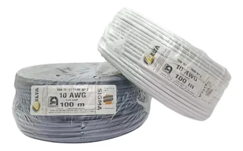 Cable eléctrico unipolar blanco marca Sigma