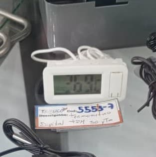 Termohigrómetro digital con sonda externa