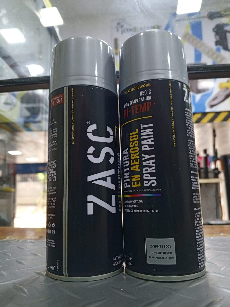 Pintura en aerosol Zasc de alta temperatura (650°C)