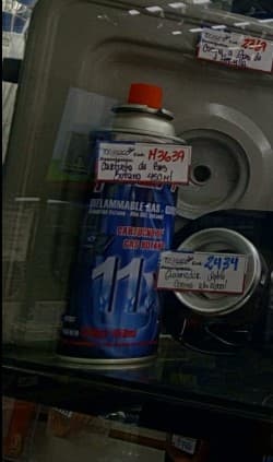 Cartucho de gas butano de 450ml