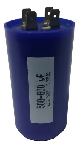 Capacitor de arranque de muy alta capacidad, 500-600 µF