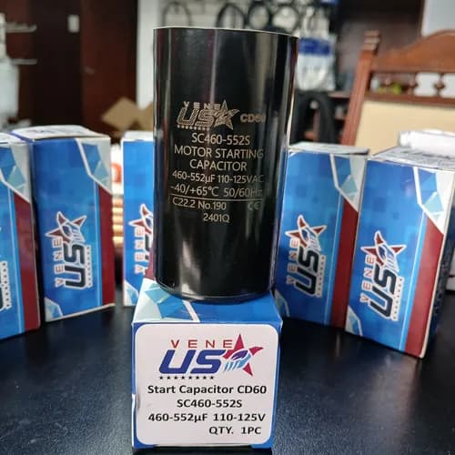 Capacitor de arranque de 460-552 µF y 110-125V