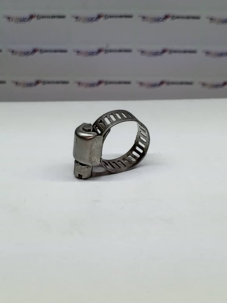 Abrazadera metálica tipo sinfín de acero inoxidable para mangueras