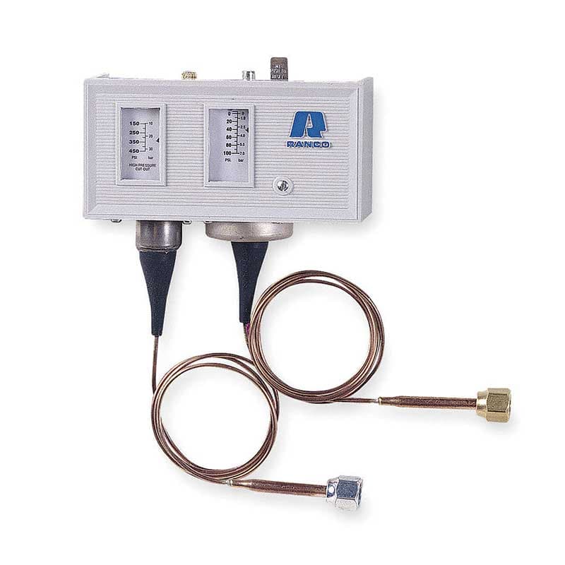 Presostato Dual de alta y baja presión marca Ranco