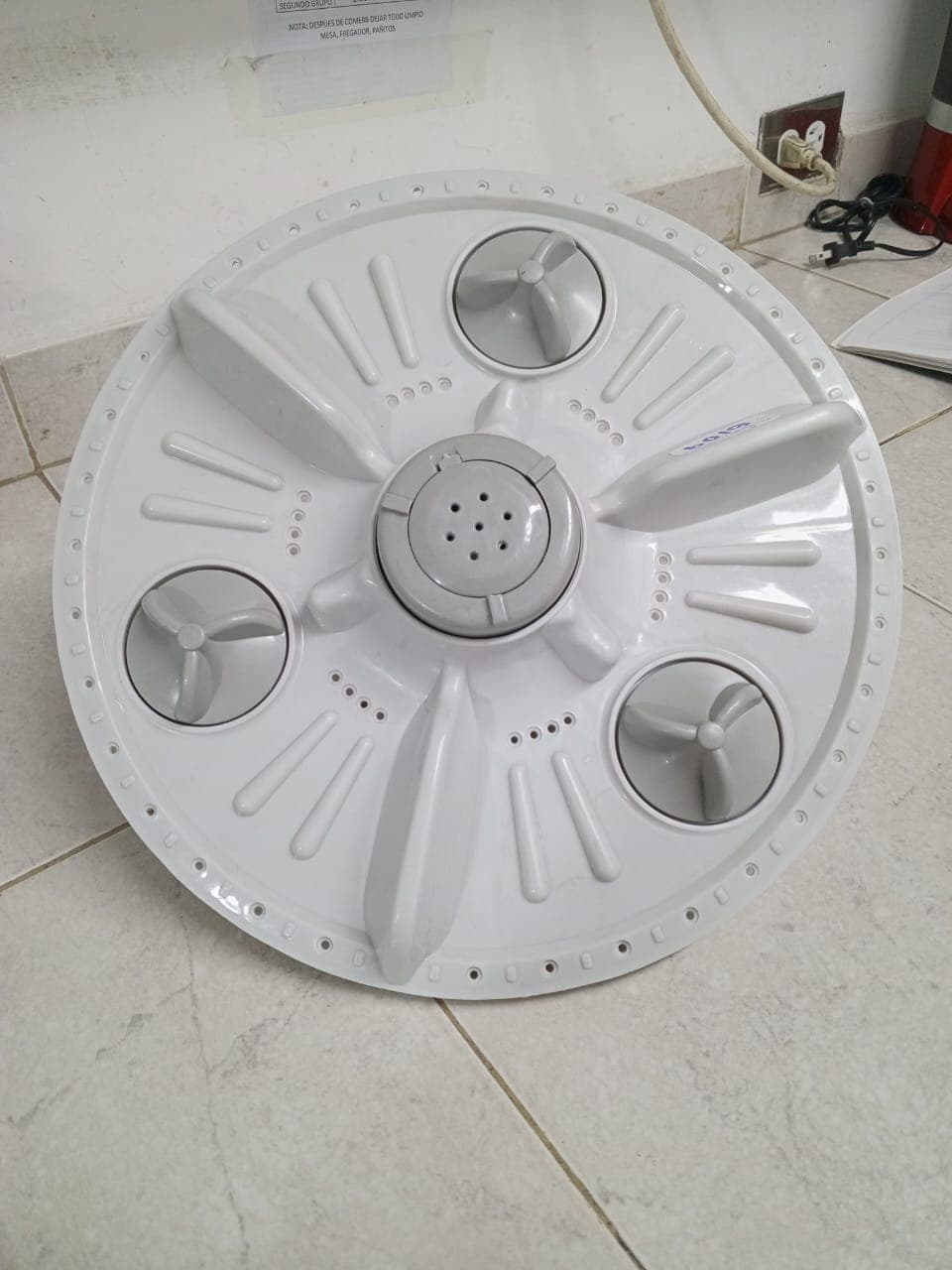 Repuesto de plato agitador (pulsador) para lavadora automática