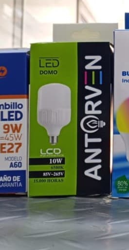 Bombilla LED Antorven tipo Domo de 10W (equivalente a 85W)