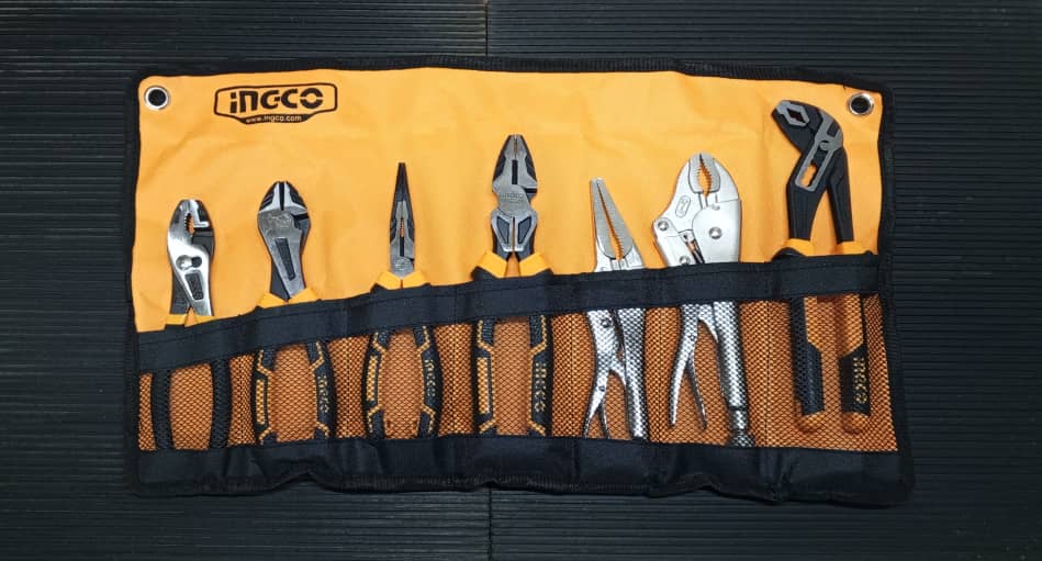 Juego profesional de 7 alicates y pinzas Ingco