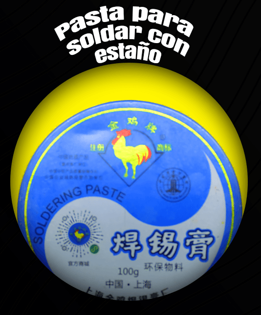 Pasta para soldar (flux) en lata de 100g