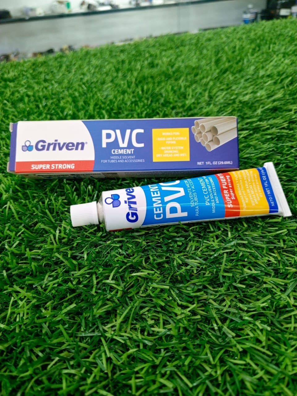 Cemento solvente para PVC marca Griven