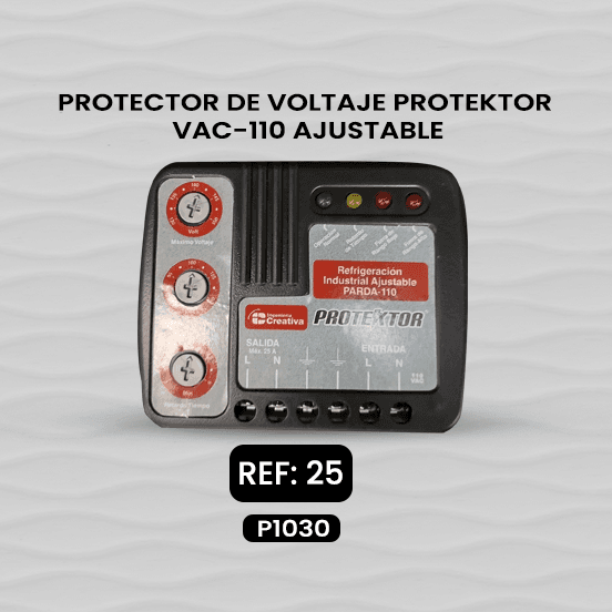 Protector de voltaje industrial ajustable Protektor PARDA-110