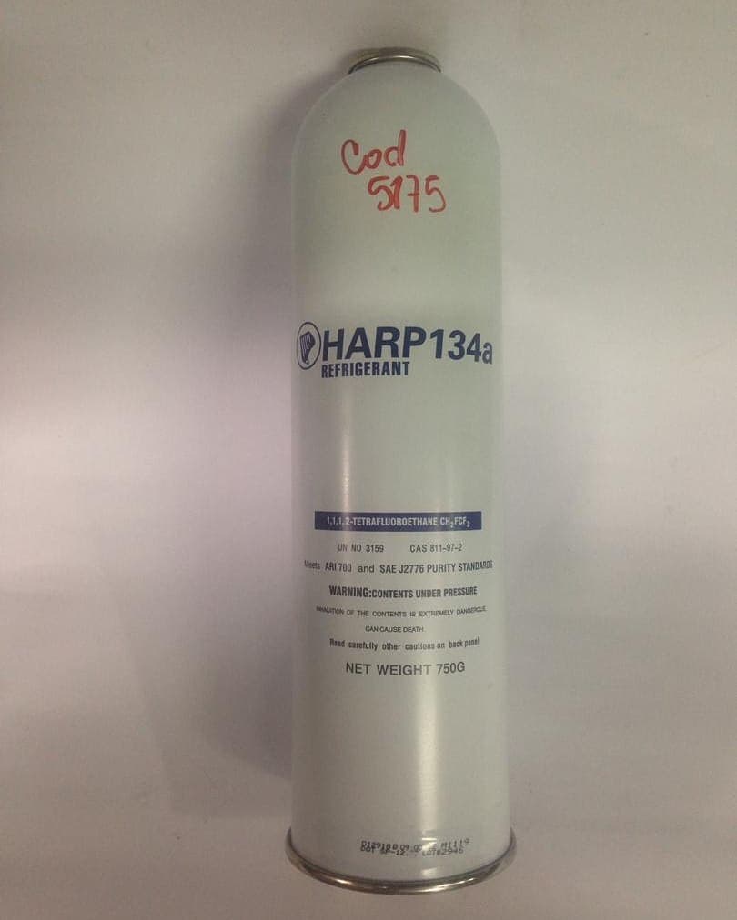 Gas refrigerante R-134a HARP en lata de 750g