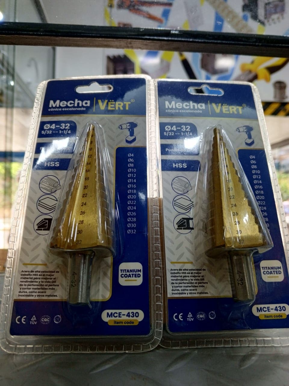 Mecha cónica escalonada VËRT de 4-32mm