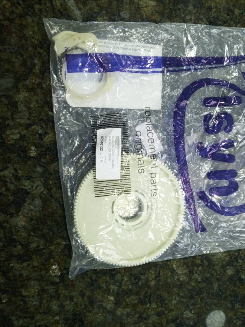 Kit de engranajes y actuadores para transmisión de lavadora