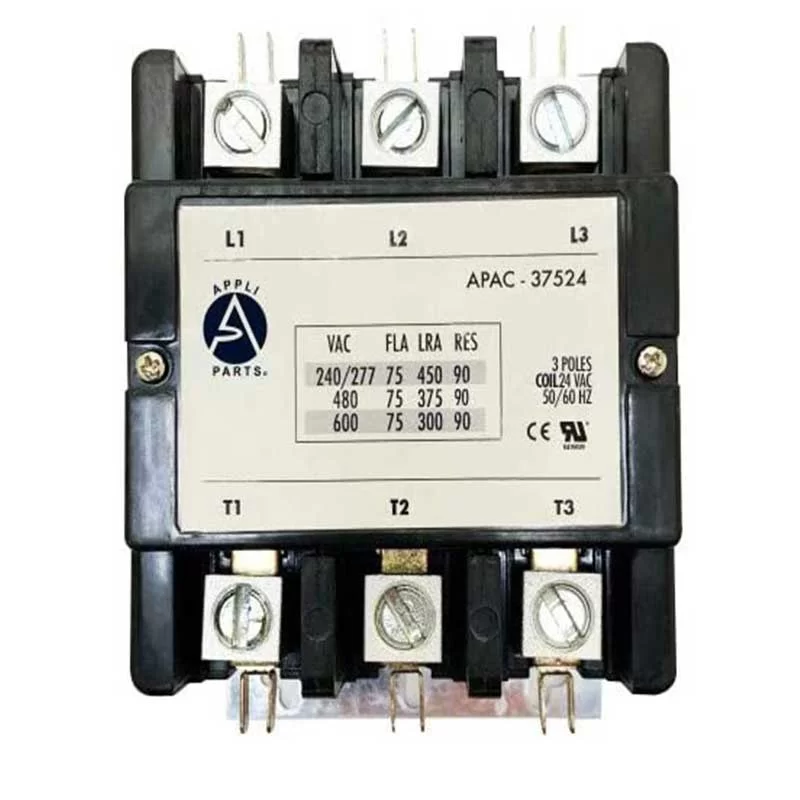 Contactor Tripolar (3 polos) con bobina de 24V Artico