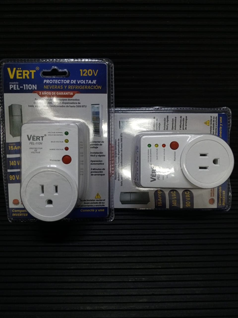 Protector de voltaje VÊRT modelo PEL-110N 120V