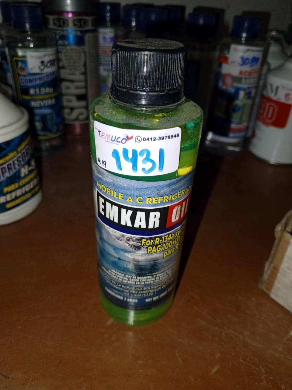 Aceite lubricante Emkar PAG 100