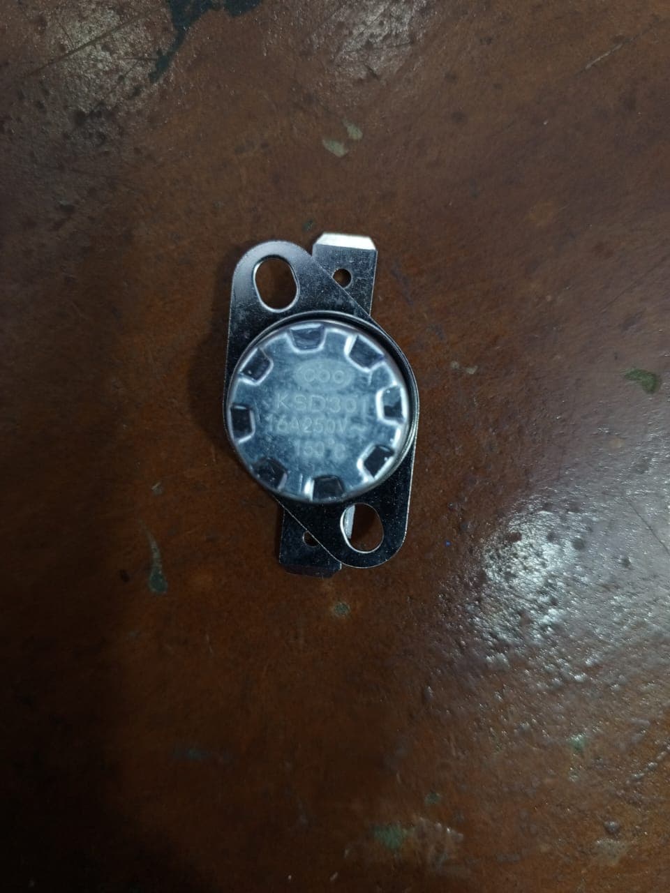 Interruptor térmico KSD301 de 150°C, 16A 250V