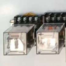 Módulo de relé electromecánico con base para Riel DIN