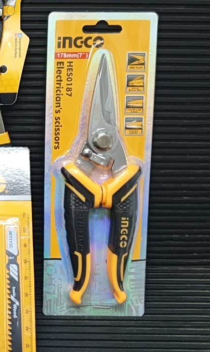 Tijera para electricista INGCO de 7" (178mm)