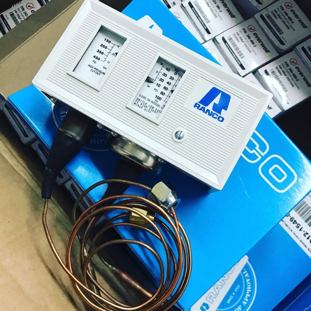 Presostato dual (alta y baja) marca Ranco