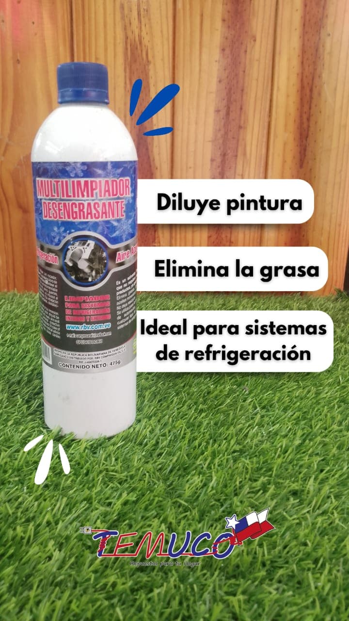 Multilimpiador y desengrasante industrial de 475g