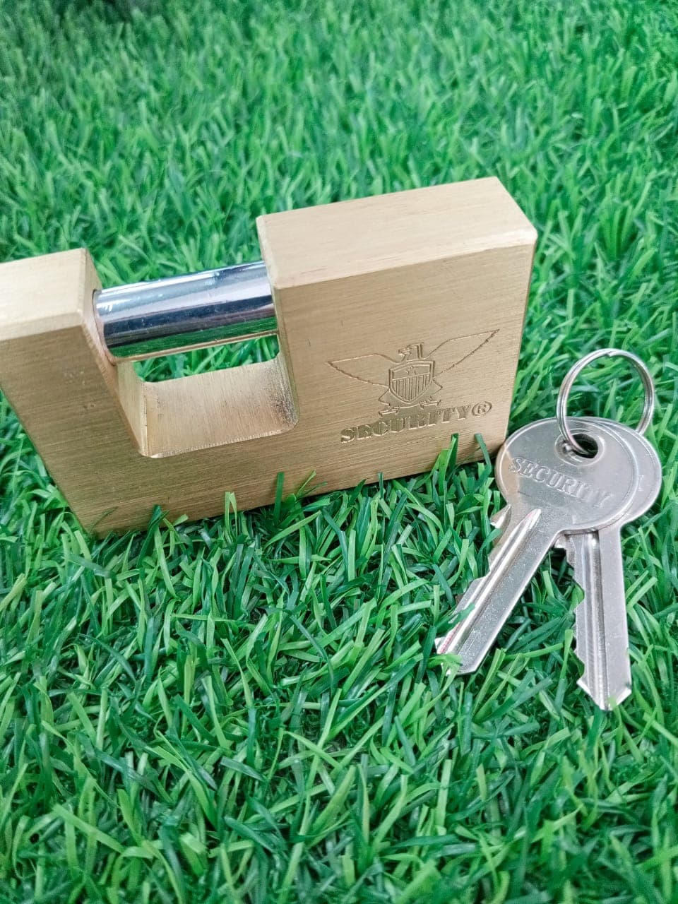 Candado de alta seguridad tipo bloque marca Security