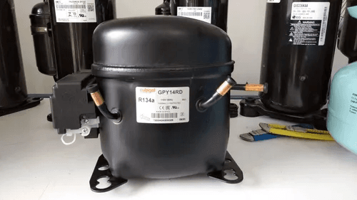 Compresor hermético Cubigel de 1 HP para refrigeración comercial