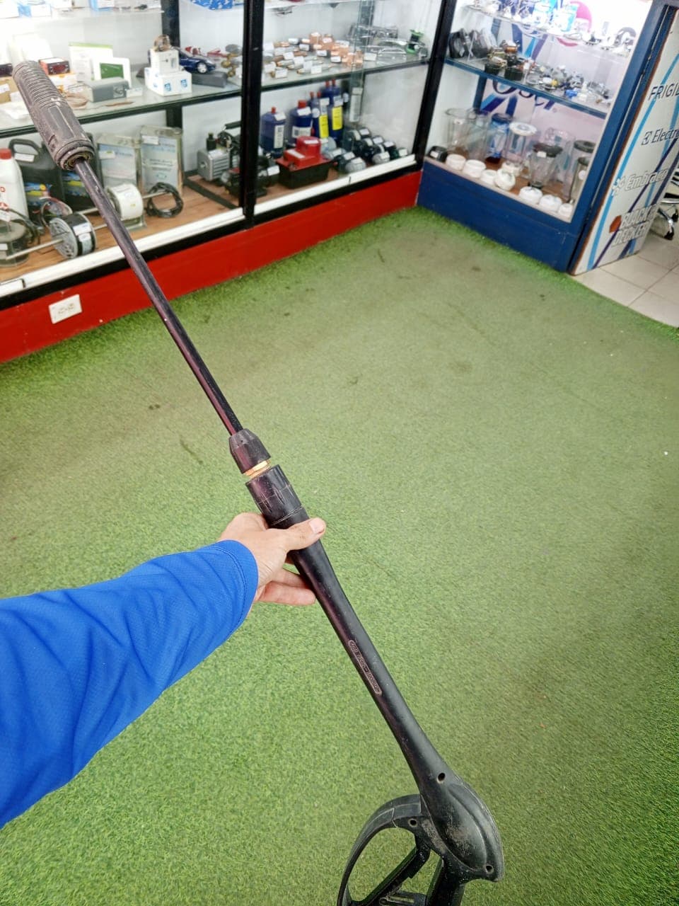 Lanza larga con pistola para hidrolavadora de alta presión