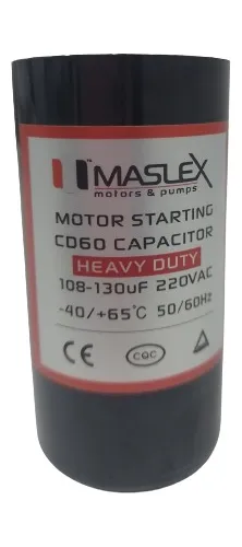 Capacitor de arranque 108-130µF y 220V