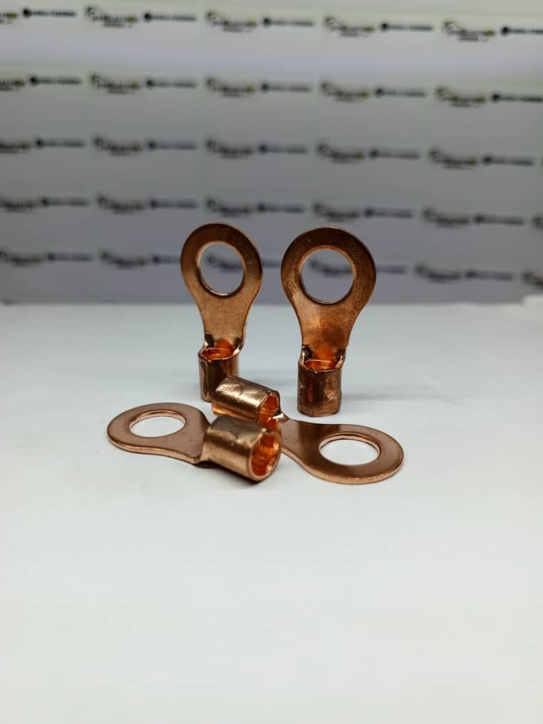 Terminal de anillo de cobre puro para cable eléctrico