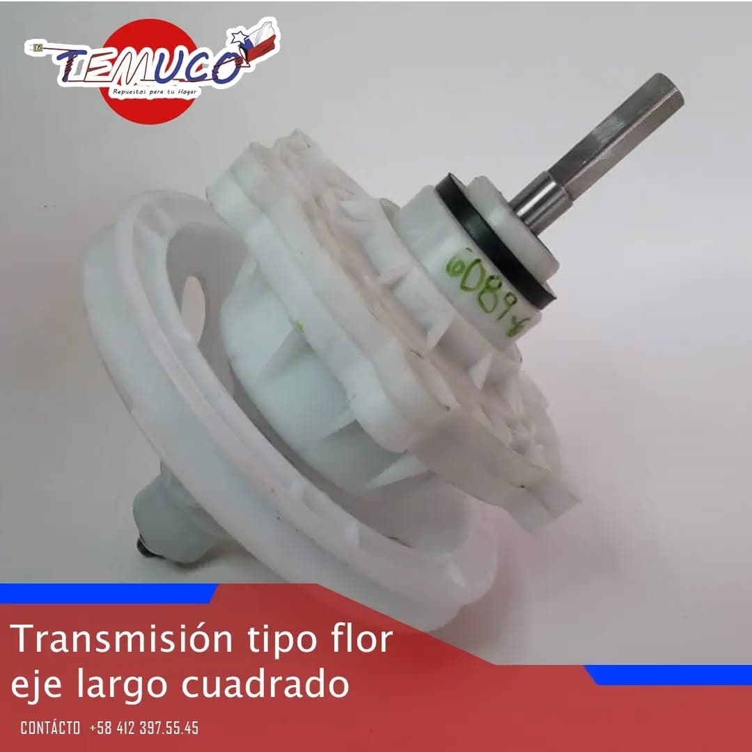 Transmisión para lavadora tipo "flor"