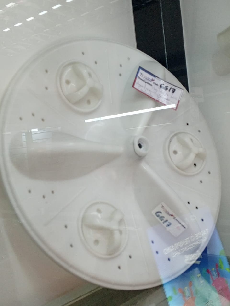 Agitador (plato pulsador) para lavadora, modelo Citem / Frigidaire (Cód. 6617)